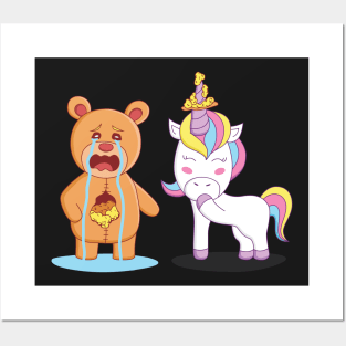 Teddy and Unicorn Posters and Art